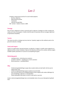 Creating a measurement practice for social media