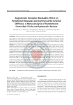 Angiotensin Receptor Blockades Effect on Peripheral Muscular and