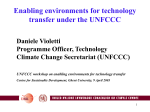 Enabling environments for technology transfer