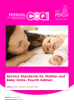 Service Standards for Mother and Baby Units