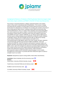 Investigating the Mechanism of Eradication of Multi Drug Resistant