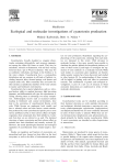 Ecological and molecular investigations of cyanotoxin production