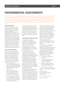 environmental assessments