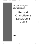 Borland C++ Builder 6 Developer`s Guide