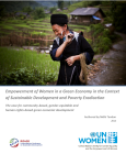 Empowerment of Women in a Green Economy in the Context of