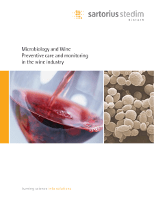 Microbiology and Wine Preventive care and monitoring in