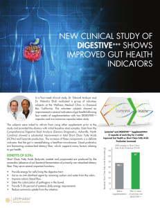 new clinical study of digestive+++ shows improved gut