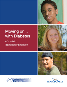 Moving on...with Diabetes A Youth in Transition Handbook