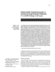 Intracranial Cryptococcosis in lmmunocompromised Patients: