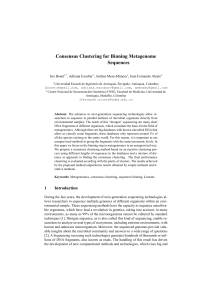 Consensus Clustering for Binning Metagenome Sequences