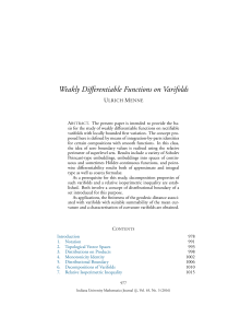 Weakly differentiable functions on varifolds
