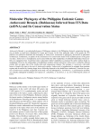 Molecular Phylogeny of the Philippine Endemic Genus Antherostele