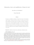Information choice and amplification of financial crises