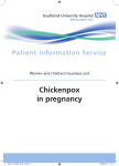 Chickenpox in pregnancy - Southend University Hospital NHS