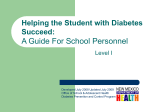 Helping the Student with Diabetes Succeed