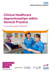 Clinical Healthcare Apprenticeships within General Practice
