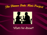 The Dinner Date Mini-Project