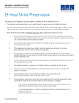 24 Hour Urine Preservation - Tri