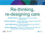 Parallel session 6: Rethinking, redesigning care