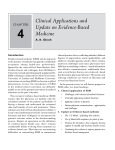 Clinical Applications and Update on Evidence