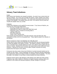 Urinary Tract Infections - Santa Barbara City College