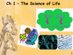 Chapter 1 The Science of Life