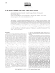 On the Intrinsic Population of the Lowest Triplet State of Thymine