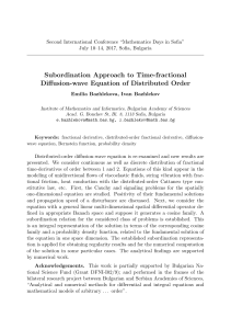 Subordination Approach to Time-fractional Diffusion