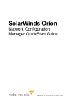SolarWinds Orion Network Configuration Manager QuickStart Guide