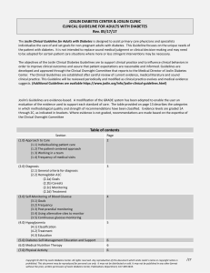 Clinical Guidelines for Adults