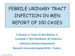 Febrile urinary tract infection in men.Report of 100 cases