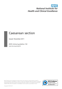 Caesarean section