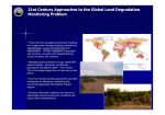 21st Century Approaches to the Global Land Degradation