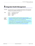 Integrated Health Management