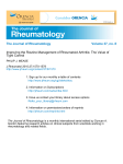The Journal of Rheumatology Volume 37, no. 8 Tight Control
