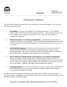 Periodontal Treatment