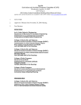 CAPC Tentative Agenda – November 29, 2006