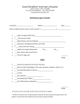 Pre Anesthetic Diagnostic Tests Consent Form