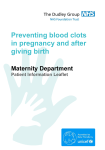 Preventing blood clots in pregnancy and after giving birth V2
