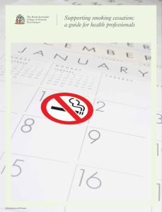 Smoking Cessation Guidelines 2011