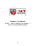 universiti putra malaysia code of practice for the care