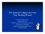 The Internist`s Approach to the Non Healing Wound