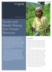 Access and Benefit Sharing from Genetic Resources