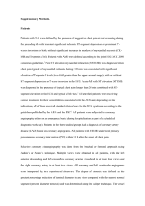 Supplementary Methods. Patients Patients with UA were defined by