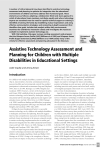 Assistive Technology Assessment and Planning for Children with