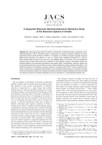 A Sequential Molecular Mechanics/Quantum Mechanics Study of the