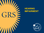 Hearing and Vision Impairment