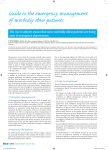 Guide to the emergency management of morbidly obese patients