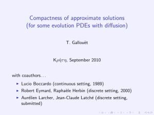 Compactness of approximate solutions (for some evolution PDEs