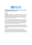 Interim WHO guidance for the surveillance of human infection with